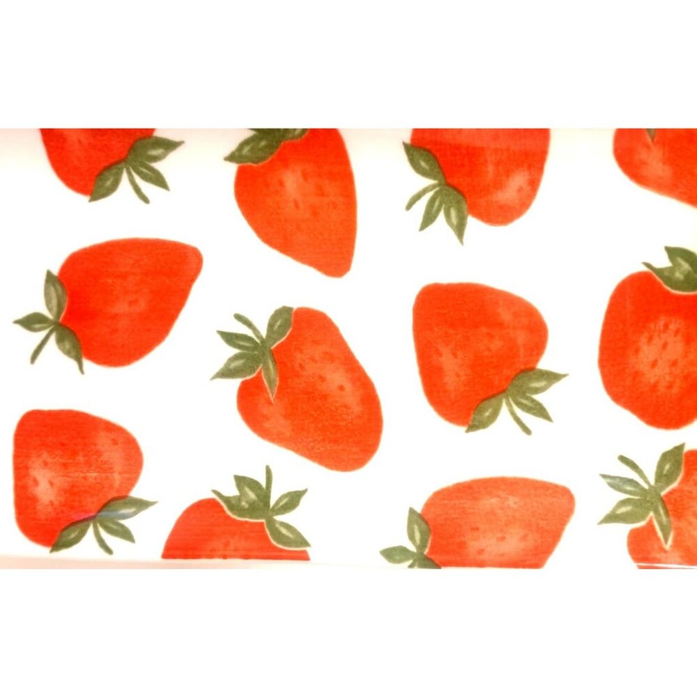 Strawberry Ceramic Rectangular Small Serving Tray Platter 10.5"x5" Vintage MCM - Picture 7 of 8